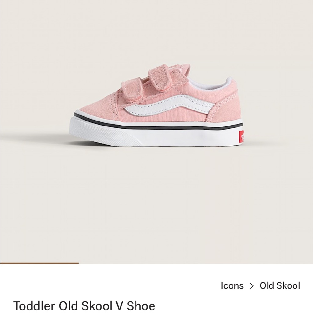 Vans Kids Old Skool V Pink Sneakers